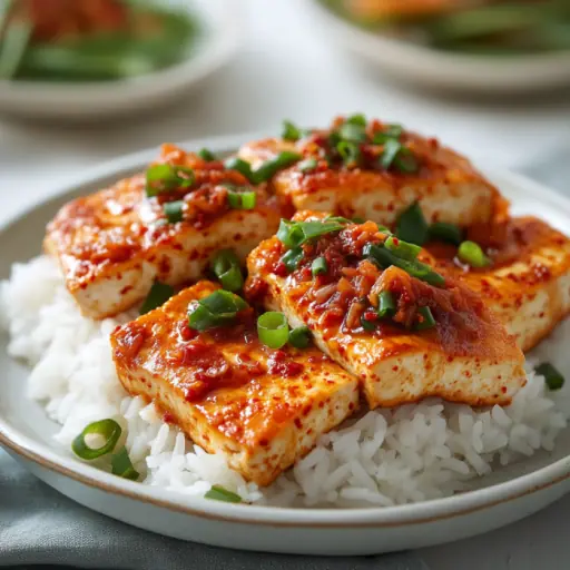 Gebratene Bratfilets mit Küsten-Kimchi