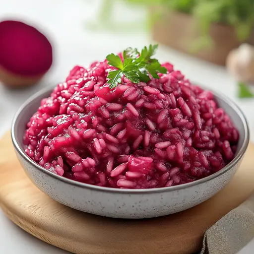 Rotes Risotto mit Rote Beete