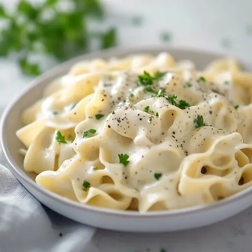 Pasta mit cremiger Kräutersoße