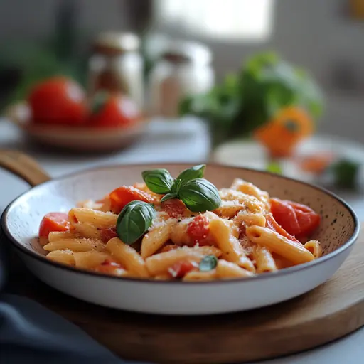 Cremige Tomaten-Pasta