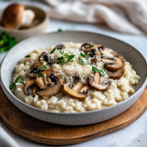 Cremiges Pilzrisotto mit Shiitake