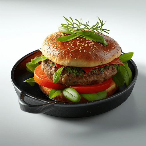 Quark-Kräuter Burger