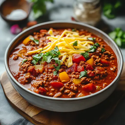 Deutsches frisches Rinderhack Chili