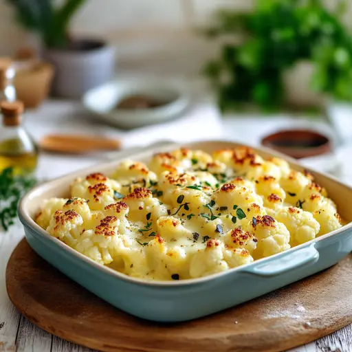 Gebackener Blumenkohl mit Kürbiskernöl