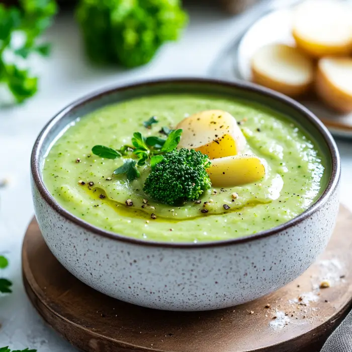 Vegane Brokkolisuppe