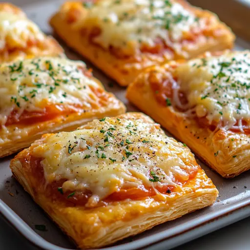 Blätterteig-Pizza-Minis