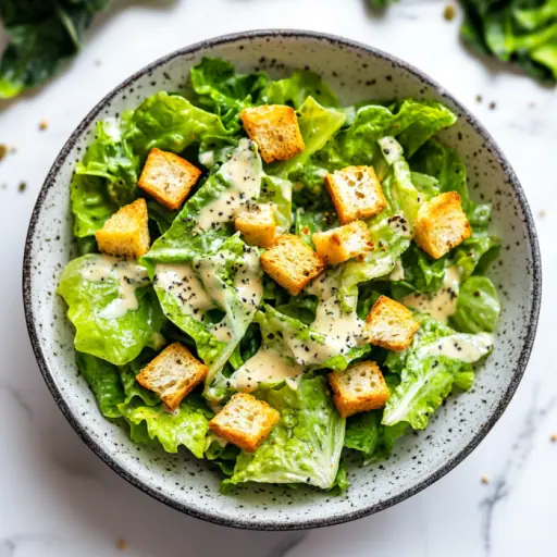 Veganer Caesar Salat