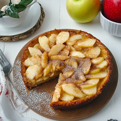 Saftiger Apfelmus-Kuchen mit Zimt