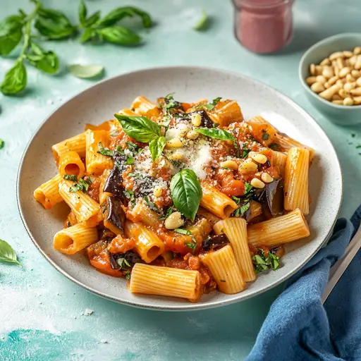 Vegane Rigatoni alla Norma